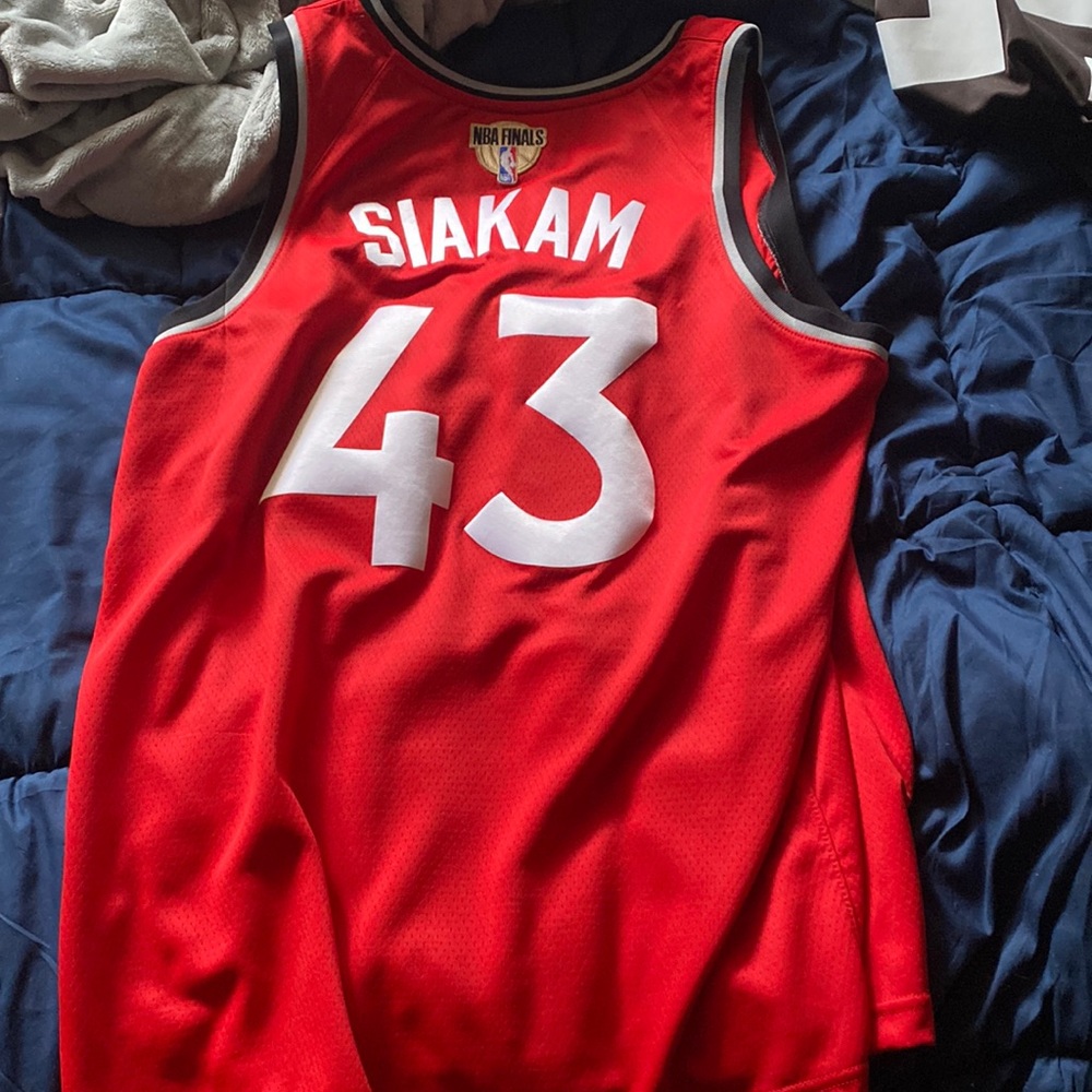 Pascal Siakam Finals Patch Jersey Size XL